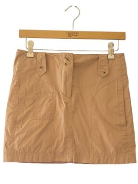 Theory Tan Mini Skirt Size 2